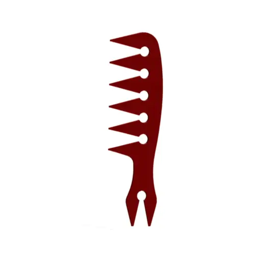 Pente para Cabelo Santa Clara Barber Vinho Long Wick Com 1 unidades