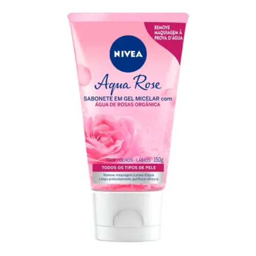 Sabonete em Gel Facial Nivea MicellAIR Água de Rosas Com 150 ml