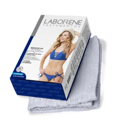 Kit para Banho de lua Laborene Clareador Corporal e Esfoliante Com 2 unidades