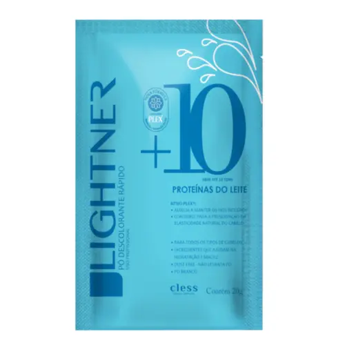 Pó Descolorante Cless Lightner Proteínas do Leite Com 20 g