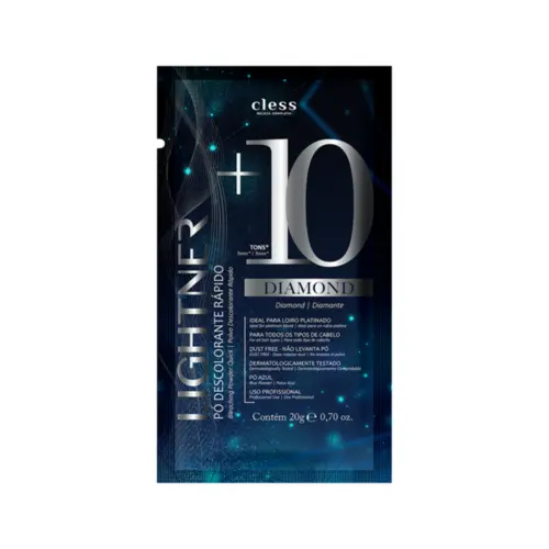 Pó Descolorante Lightner Diamond Cless Sachê Com 20 g