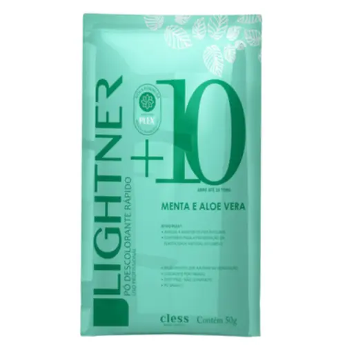 Pó Descolorante Cless Lightner Menta e Aloe Vera Com 50 g