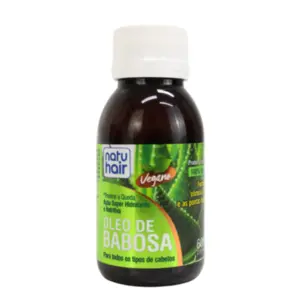Óleo vegetal de Aloe Vera (Babosa) Verde Brasil 100% puro Com 60 ml