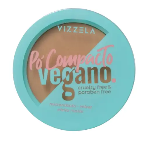 Pó Compacto Vizzela Cor 06 Com 10 g