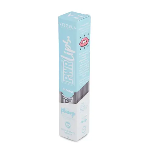 Gloss Power Lips Vizzela Incolor Com 4 g