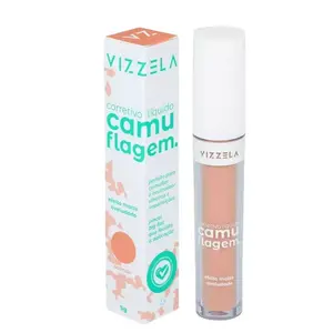 Corretivo camuflagem salmão Vizzela Vegano Com 5 g