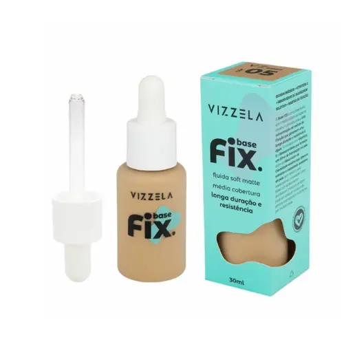 Base Líquida Vizzela Fix Cor 05 Com 30 ml