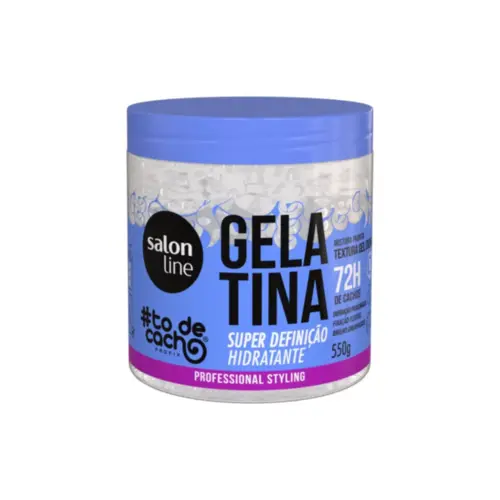 Gelatina Hidratante Cremosa Salon Line Tô de Cachos 550g