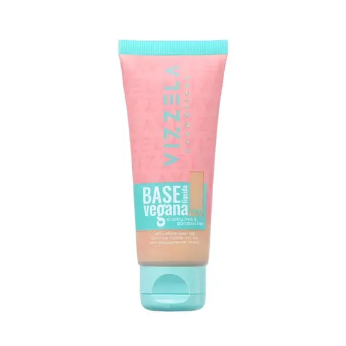 Base Líquida Vizzela acabamento matte Cor 10 Com 30 g
