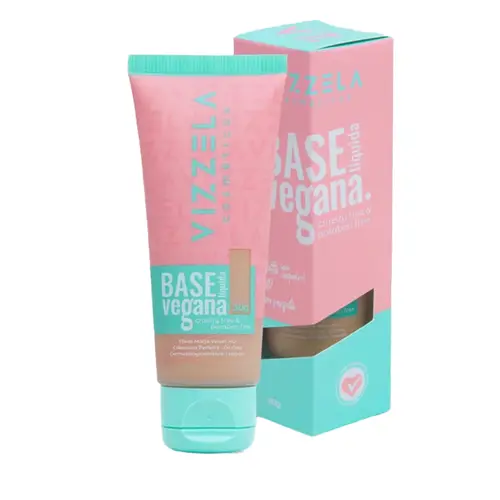 Base Líquida Vizzela Matte Cor 08 Com 30 ml