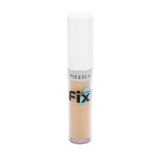 Corretivo Líquido Vizzela Fix Cor 09 Alta Cobertura e Alta Fixação Soft Focus Com 7 g