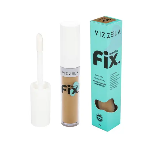 Corretivo Líquido Vizzela Fix Cor 08 Com 7 g