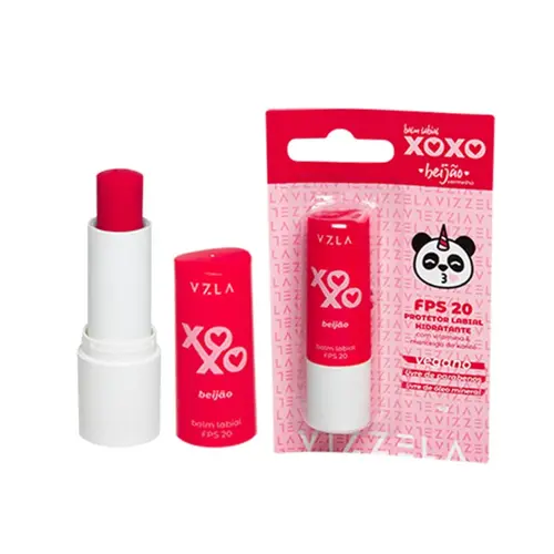 Balm Labial Vizzela Xoxo FPS 20 Beijão Com 1 unidade
