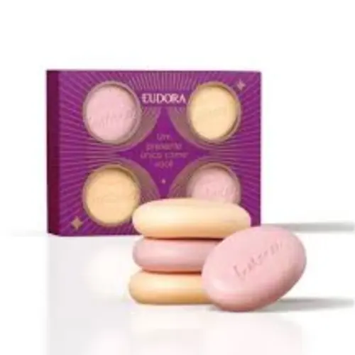 Kit Presente Instance Sabonetes Sortidos Com 4 unidades