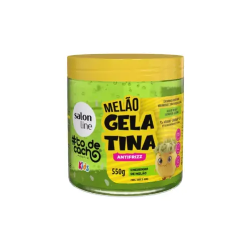 Gelatina Ativadora Kids Salon Line Melão Antifrizz 550g