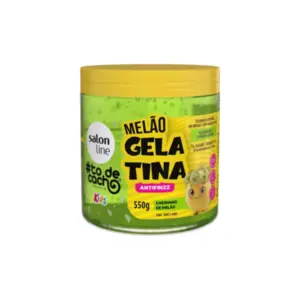 Gelatina Ativadora Kids Salon Line Melão Antifrizz 550g