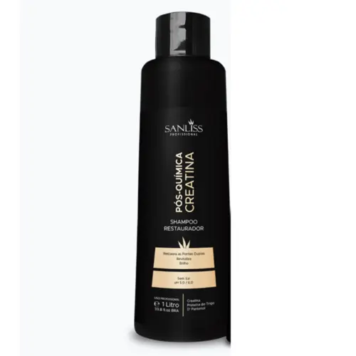 Shampoo Pós Química Sanliss Profissional Com 1000 ml