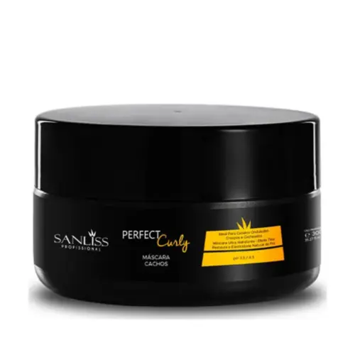 Máscara de Tratamento Capilar Sanliss Perfect Curly Profissional Com 300 g