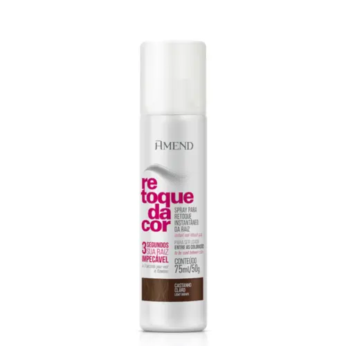 Spray Amend Retoque da Cor castanho claro 75ml