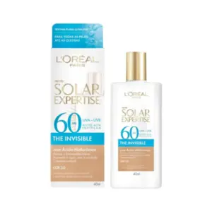 Protetor Solar Facial L'Oréal Paris Fluido The Invisible cor 3.0 FPS60 Com 40 g