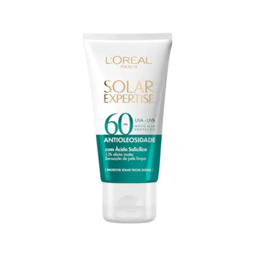 Protetor Solar Facial L'Oréal Paris Antioleosidade FPS60 Com 40 g
