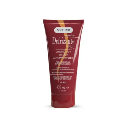 Defrizante Softhair Vinho Com 400 ml