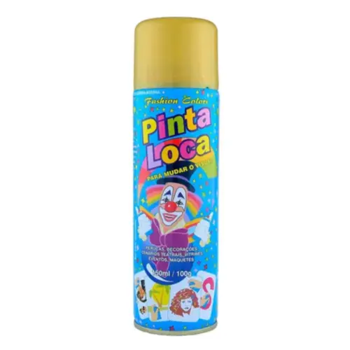 PINTA LOCA SPRAY OURO 150ML
