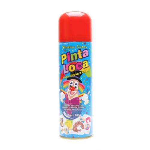 PINTA LOCA SPRAY VERMELHA 150ML