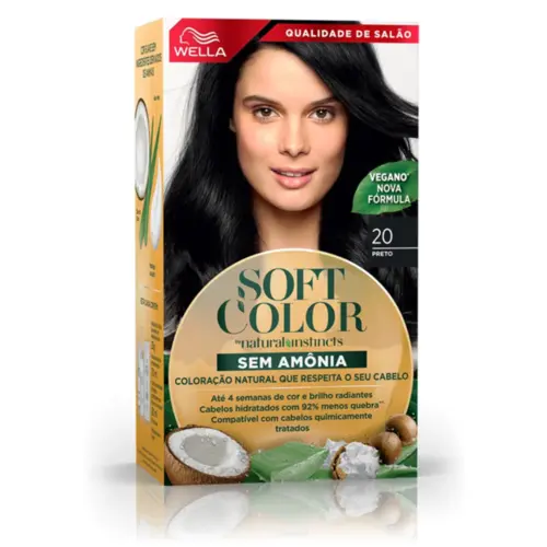 Coloração Soft Color Preto Azulado 28