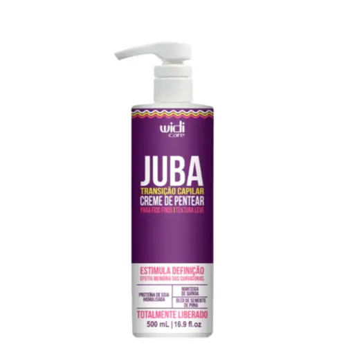 Creme para Pentear Widi Care Juba Transição Capilar Textura Leve Com 480 g