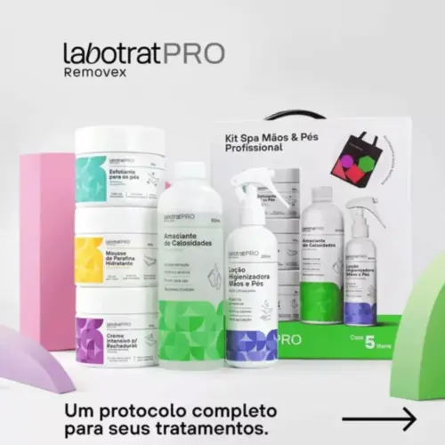 Kit Spa Mãos e Pés Labotrat 5 itens Com 5 unidades
